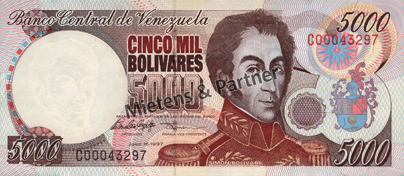 Venezuela (Republik) 5.000 Bolivares (55216)