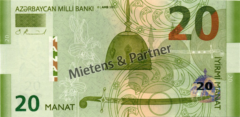 Aserbaidschan (Republik) 20 Manat (02828)