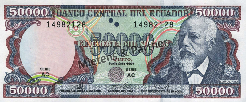 Ecuador (Republik) 50.000 Sucres (04647)