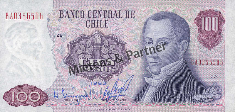 Chile (Republik) 100 Pesos (65263)