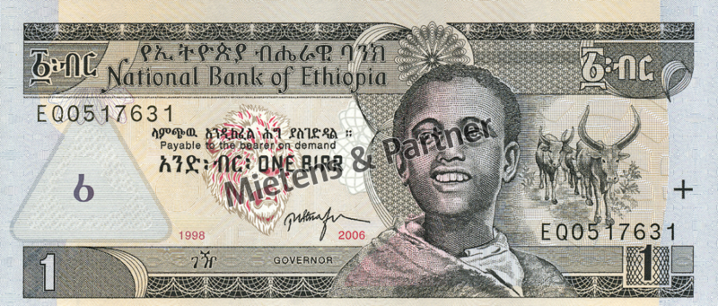Äthiopien (Demokratische Bundesrepublik) 1 Birr (03563)