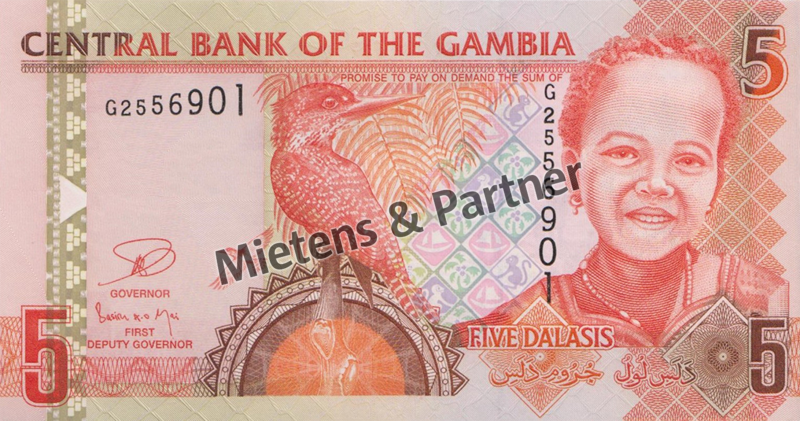 Gambia (Republik) 5 Dalasis (40411)