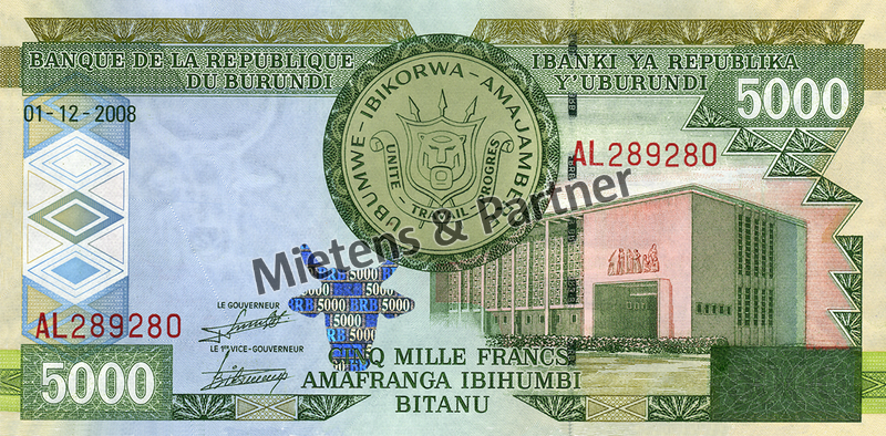 Burundi (Republik) 5.000 Francs (03531)
