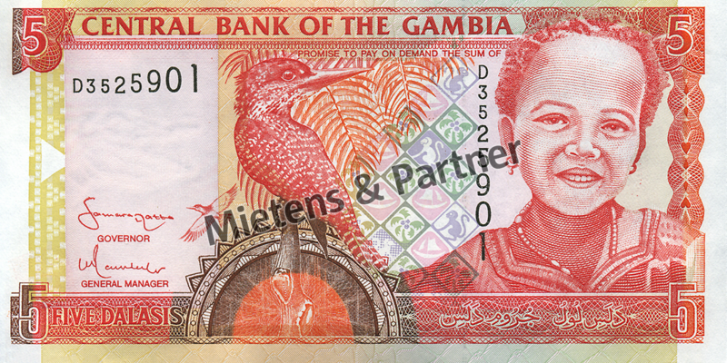 Gambia (Republik) 5 Dalasis (03278)