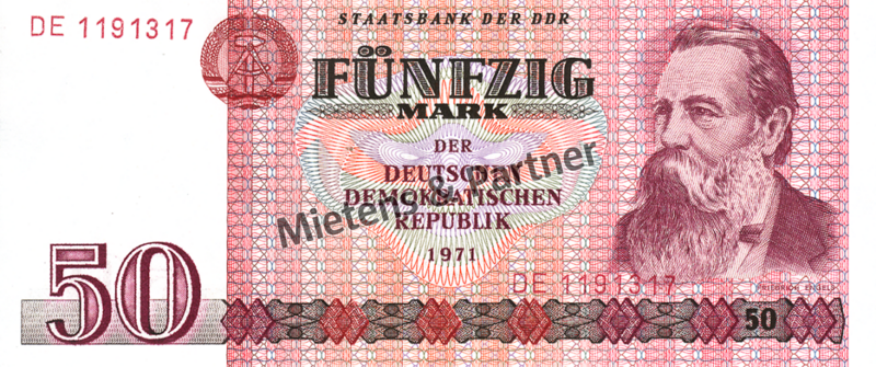 Deutschland  (Demokratische Republik) 50 Mark (02395)