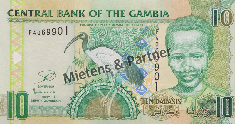 Gambia (Republik) 10 Dalasis (40452)
