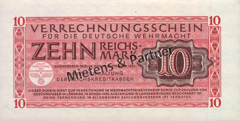 Deutschland (Drittes Reich) 10 Reichsmark (62189)