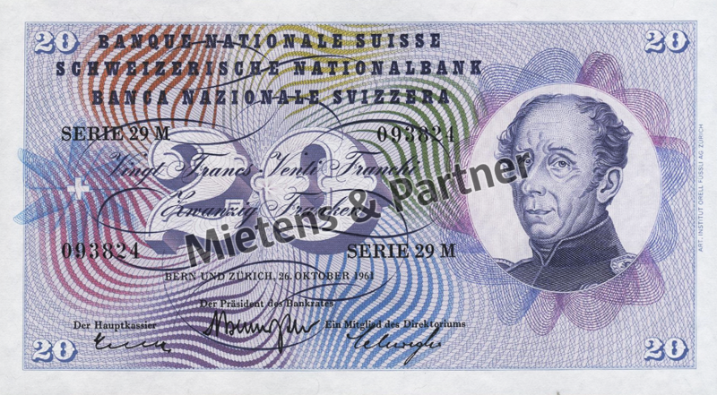 Schweiz (Republik) 20 Francs (50591)