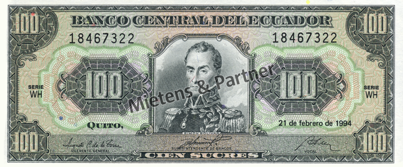 Ecuador (Republik) 100 Sucres (04662)