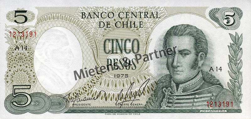 Chile (Republik) 5 Pesos (55505)