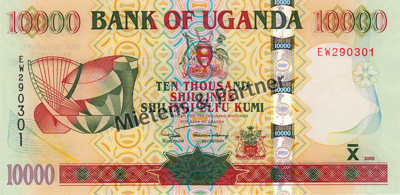 Uganda (Republik) 10.000 Shillings (03629)