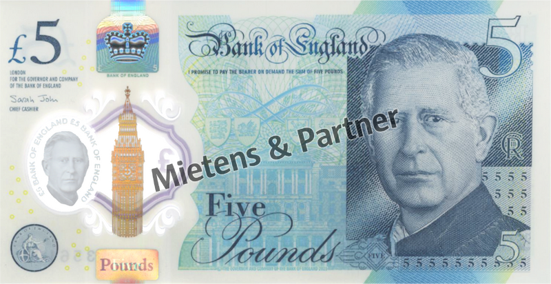 Vereinigtes Königreich (Parlamentarische Monarchie) 5 Pounds (70227)