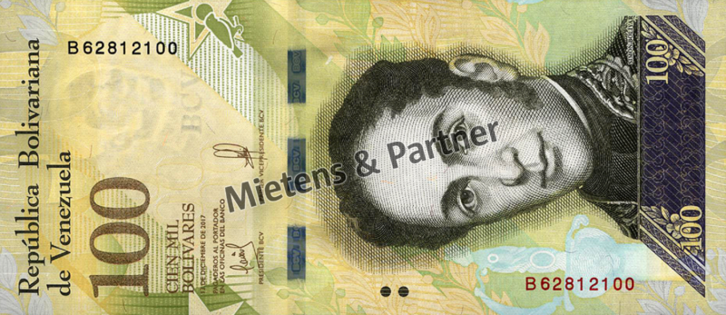 Venezuela (Bolivarische Republik) 100.000 Bolivares (58703)