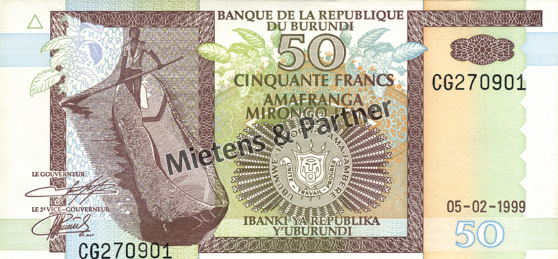 Burundi (Republik) 50 Francs (03539)