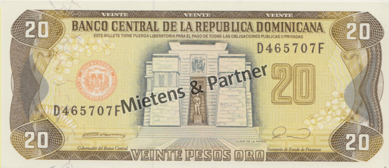 Dominikanische Republik (Republik) 20 Pesos Oro (04409)