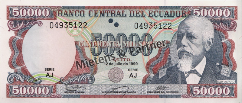 Ecuador (Republik) 50.000 Sucres (40013)