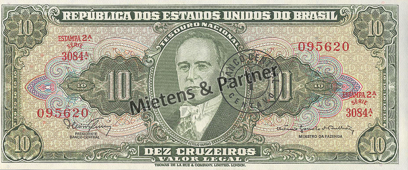 Brasilien (Bundesrepublik) 1 Centavo on 10 Cruzeiros (59475)