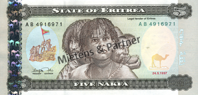 Eritrea (Republik) 5 Nakfa (03566)