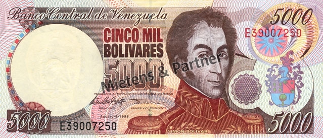 Venezuela (Republik) 5.000 Bolivares (04599)