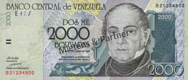 Venezuela (Republik) 2.000 Bolivares (04587)