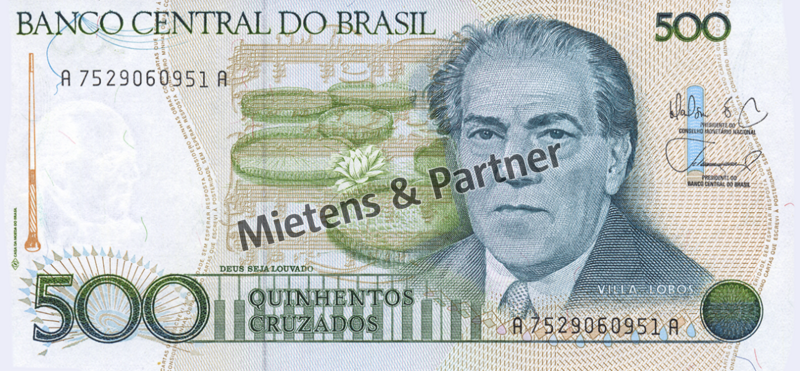 Brazil (Federal Republic) 500 Cruzados (04719)