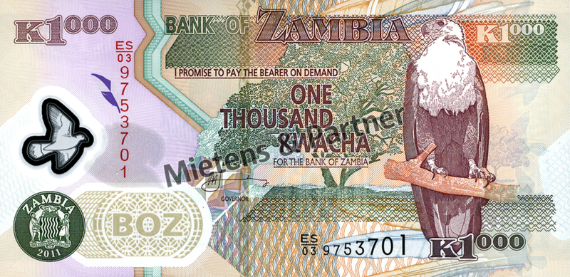 Zambia (Third Republic) 1.000 Kwacha (28383)