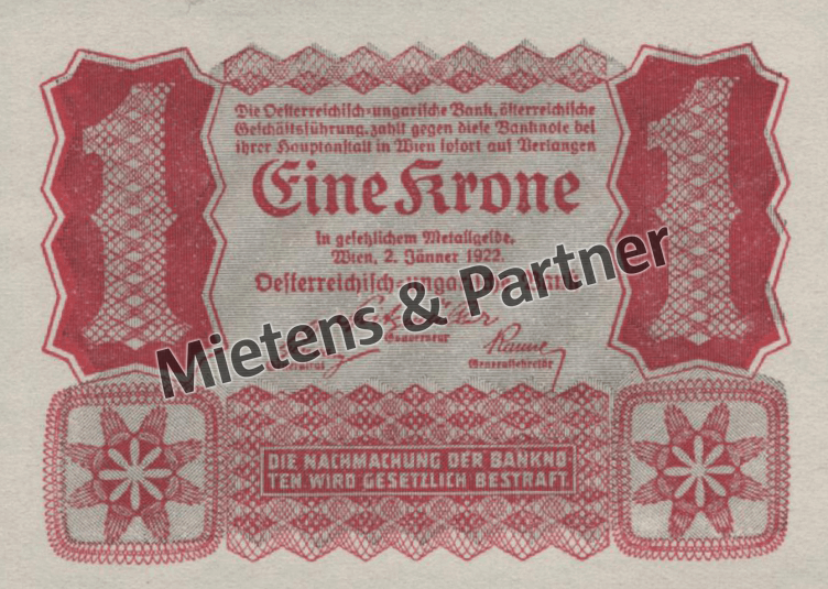 Austria (First Austrian Republic) 1 Krone (27650)