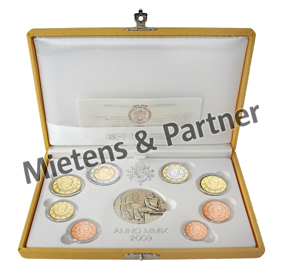 Vatican City State (Absolute Elective Monarchy) 1, 2, 5, 10, 20, 50 Euro Cent, 1, 2 Euro (54748)