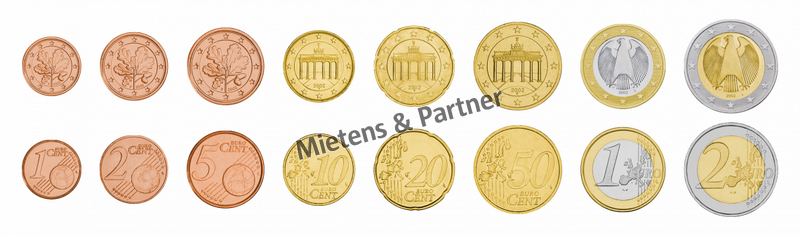 Germany (Federal Republic) 1, 2, 5, 10, 20, 50 Euro Cent, 1, 2 Euro (06481)