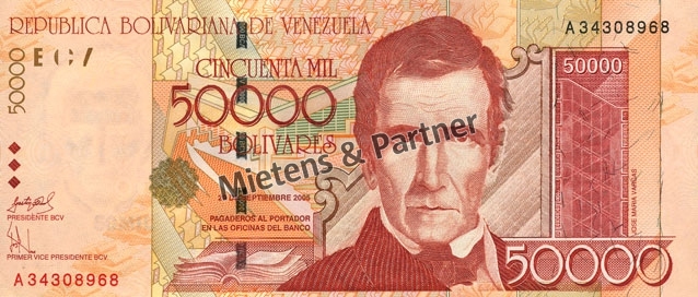 Venezuela (Bolivarian Republic) 50.000 Bolivares (04601)