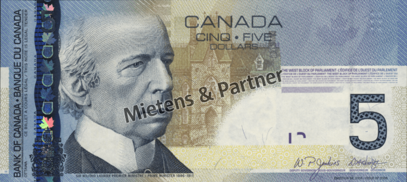 Canada (Parliamentary Monarchy) 5 Dollars (03972)