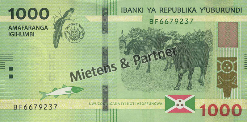 Burundi (Republic) 1.000 Francs (66102)