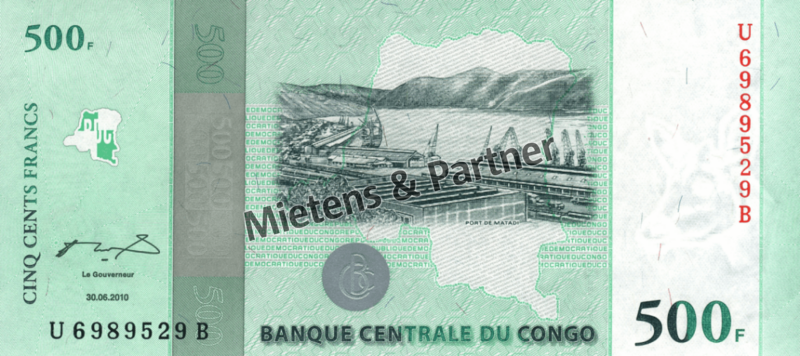 Congo (Democratic Republic) 500 Francs (03449)