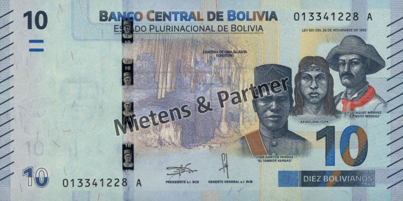 Bolivia (Republic) 10 Bolivianos (53169)