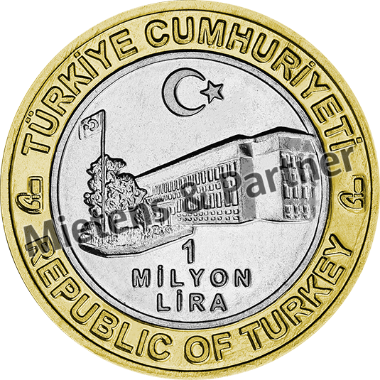 Turkey (Republic) 1 Million Lira (08953)