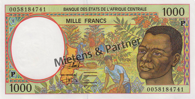 Chad (Republic) 1.000 Francs (03399)