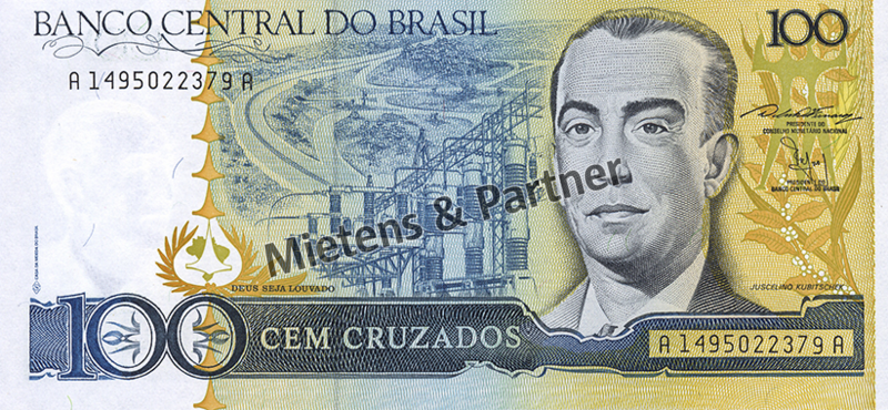 Brazil (Federal Republic) 100 Cruzados (04708)
