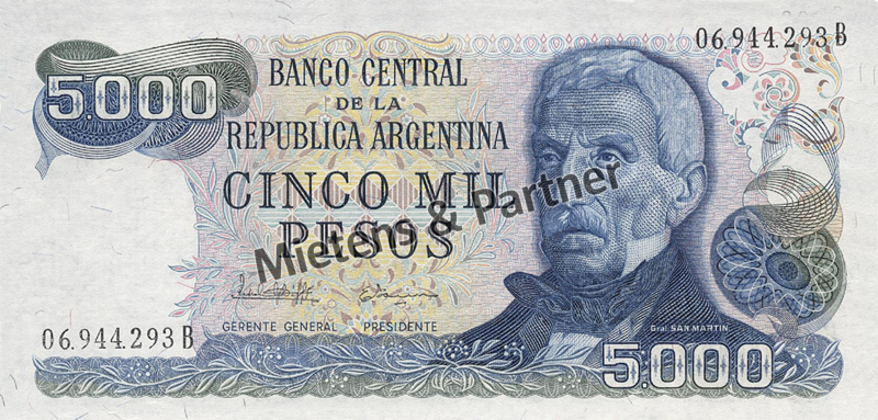 Argentina (Republic) 5.000 Pesos (47764)