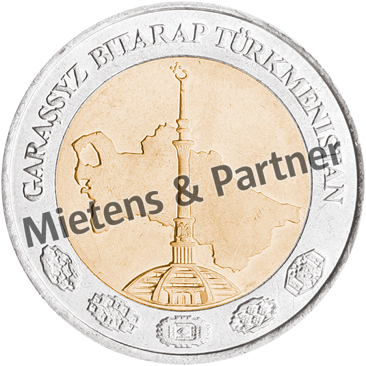 Turkmenistan (Republic) 2 Manat (09559)