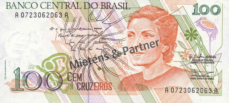Brazil (Federal Republic) 100 Cruzeiros (04712)