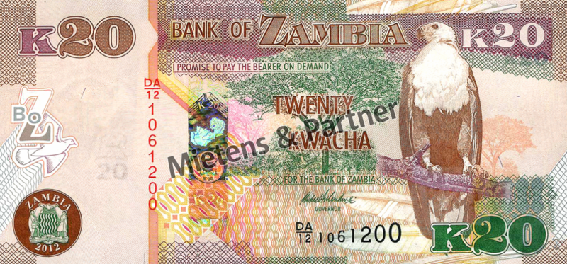 Zambia (Third Republic) 20 Kwacha (31295)