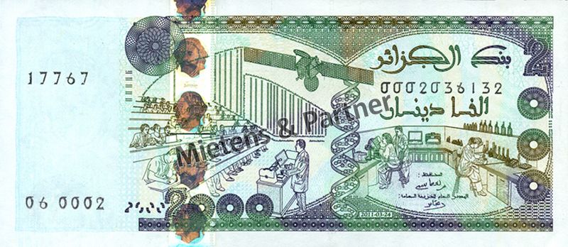 Algeria (People's Democratic Republic) 2.000 Dinars (24021)