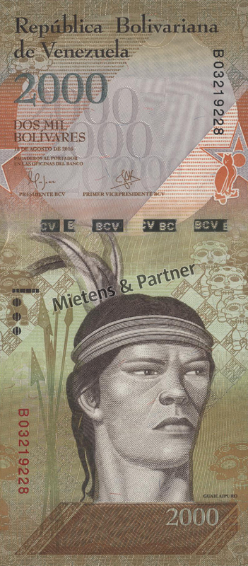 Venezuela (Bolivarian Republic) 2.000 Bolivares (62032)
