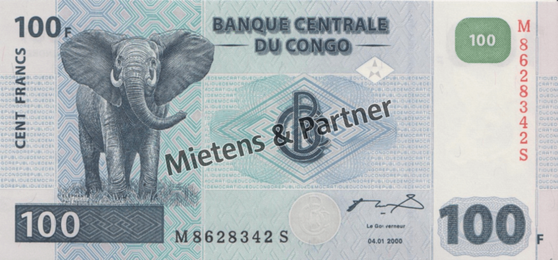 Congo (Democratic Republic) 100 Francs (03432)