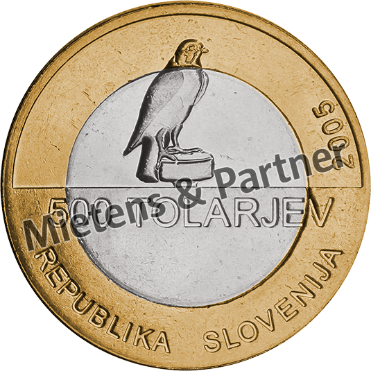 Slovenia (Parliamentary Republic) 500 Tolarjev (09737)