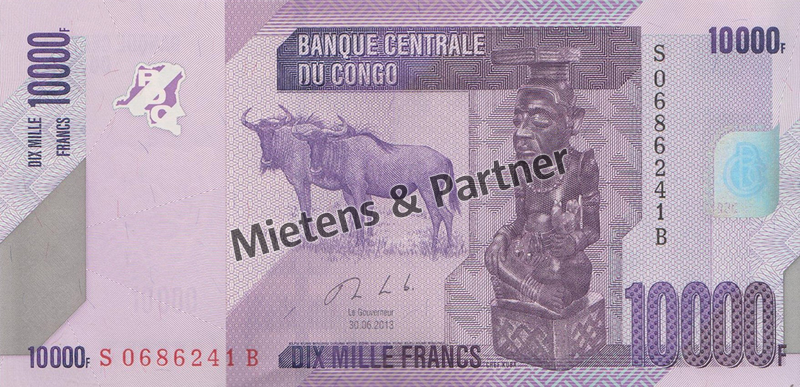 Congo (Democratic Republic) 10.000 Francs (40228)