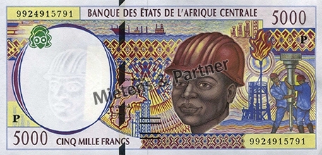 Chad (Republic) 5.000 Francs (41406)