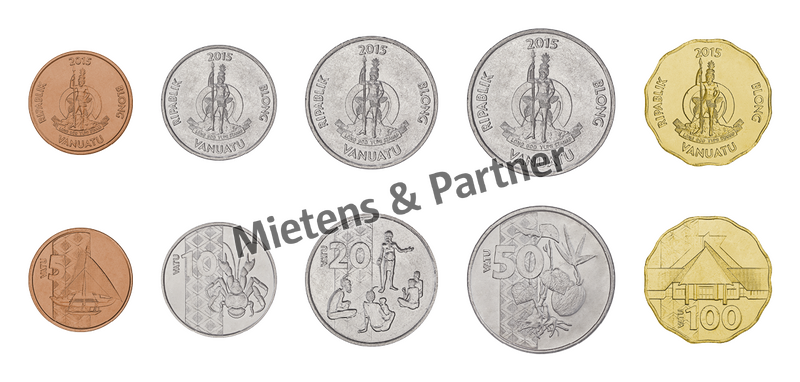 Vanuatu (Parliamentary Republic) 5, 10, 20, 50, 100 Vatu (43124)