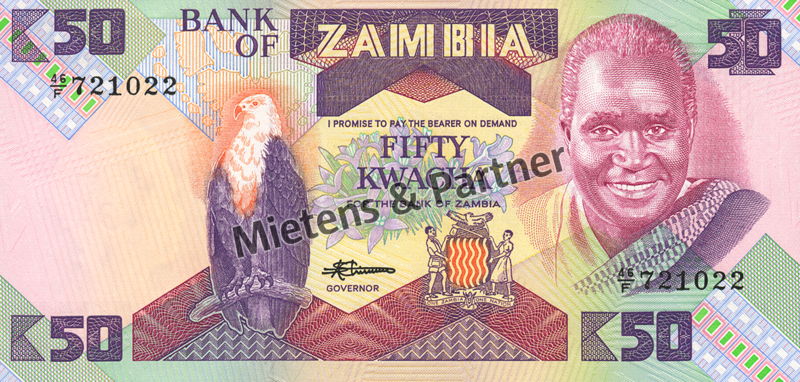 Zambia (Second Republic) 50 Kwacha (03778)