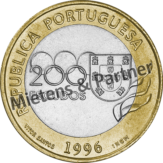 Portugal (Republic) 200 Escudos (07387)